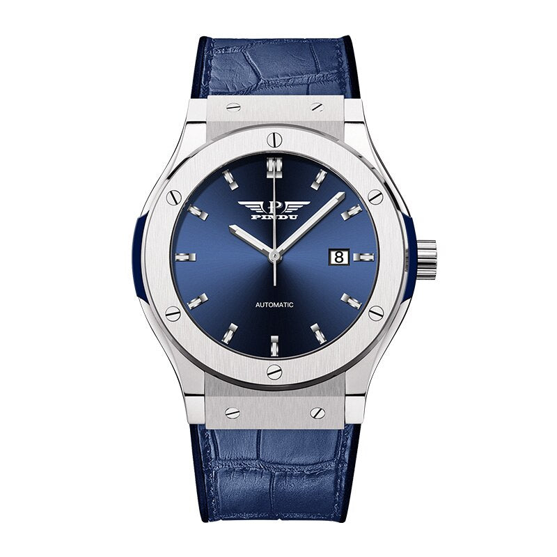 PINDU 2023 luxury men's watch brand original watch automatic men's watch skeleton fashion mechanical watch Relogio Masculino+Box