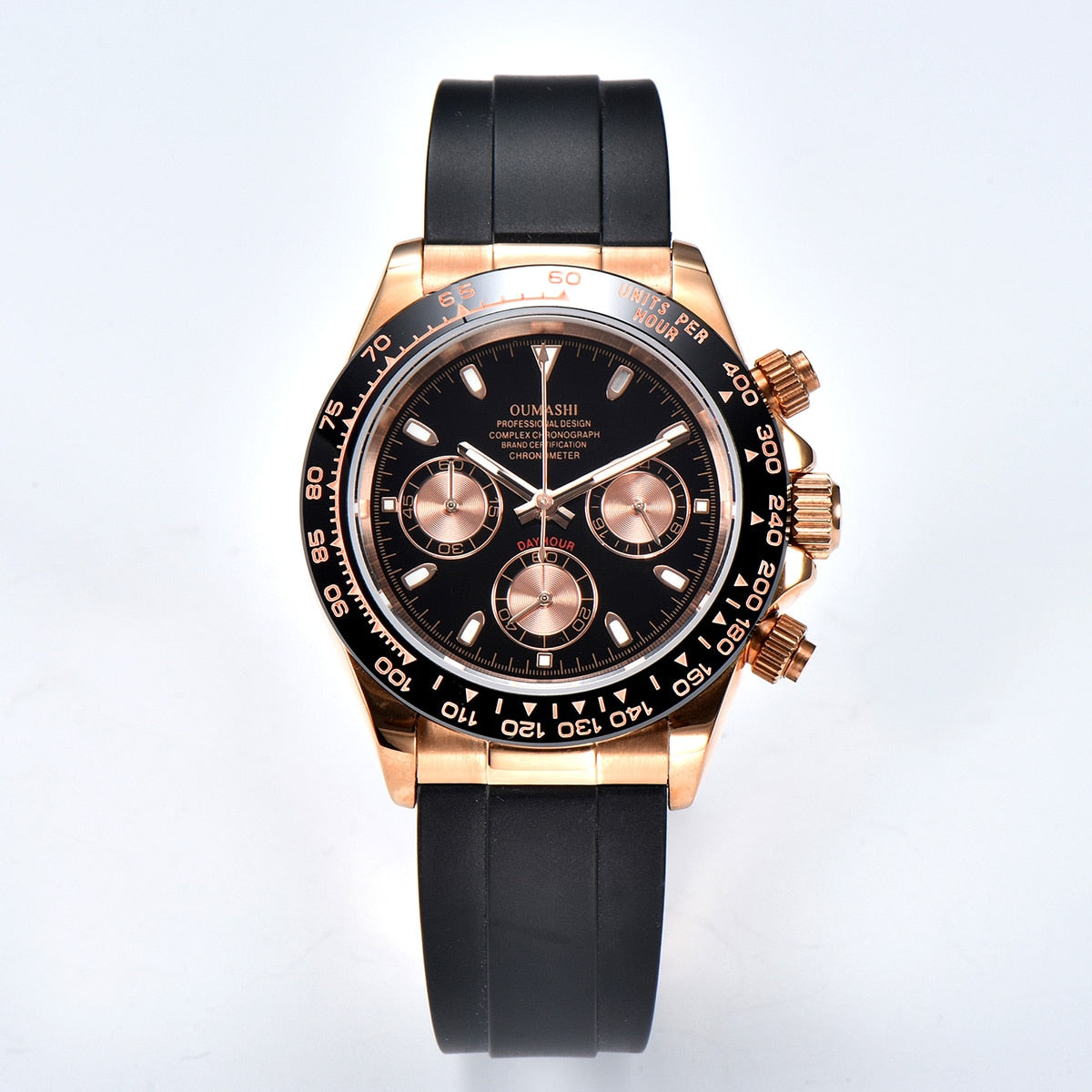 DIY Custom Logo Watch Dial watch 39mmVK63 watch VK63 movement men's watch chronograph electronic multifunctional watch*