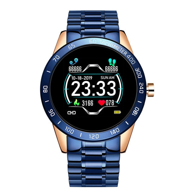 LIGE Smart Watch Men LED Screen Heart Rate Monitor Blood Pressure Fitness tracker Sport Watch waterproof Smartwatch+Box - THEFASHIONBRANDS