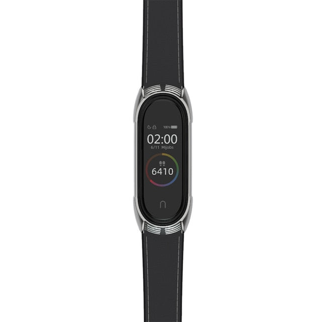 Mi Band 5 Strap For Xiaomi Mi Band 4 Strap Metal Milanese Stainless Steel Compatible Bracelet Wrist Pulseira Mi band 3 Correa - THEFASHIONBRANDS
