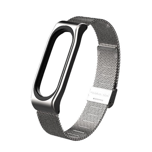 Mi Band 5 Strap For Xiaomi Mi Band 4 Strap Metal Milanese Stainless Steel Compatible Bracelet Wrist Pulseira Mi band 3 Correa - THEFASHIONBRANDS