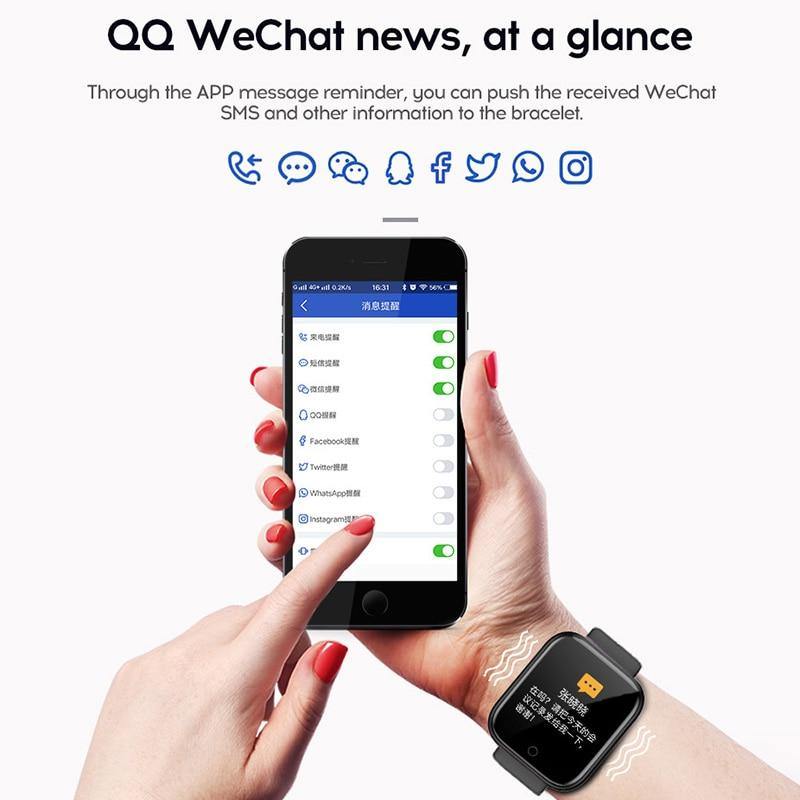 Smart Bracelet Wristband Sports Fitness Tracker - THEFASHIONBRANDS