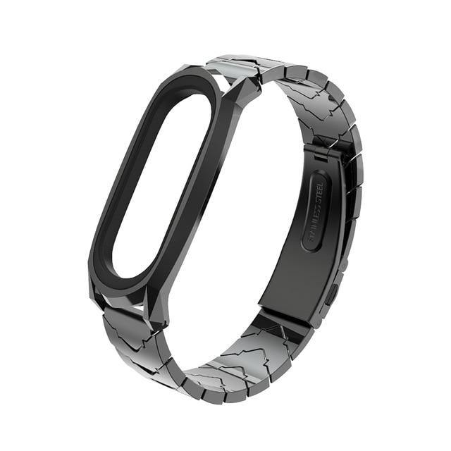 For Mi Band 5 Strap For Xiaomi Band 4 3 NFC Strap Bracelet Metal Stainless Steel Global Version Compatible Wristbands Correa - THEFASHIONBRANDS