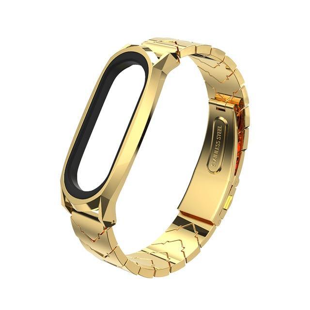 For Mi Band 5 Strap For Xiaomi Band 4 3 NFC Strap Bracelet Metal Stainless Steel Global Version Compatible Wristbands Correa - THEFASHIONBRANDS