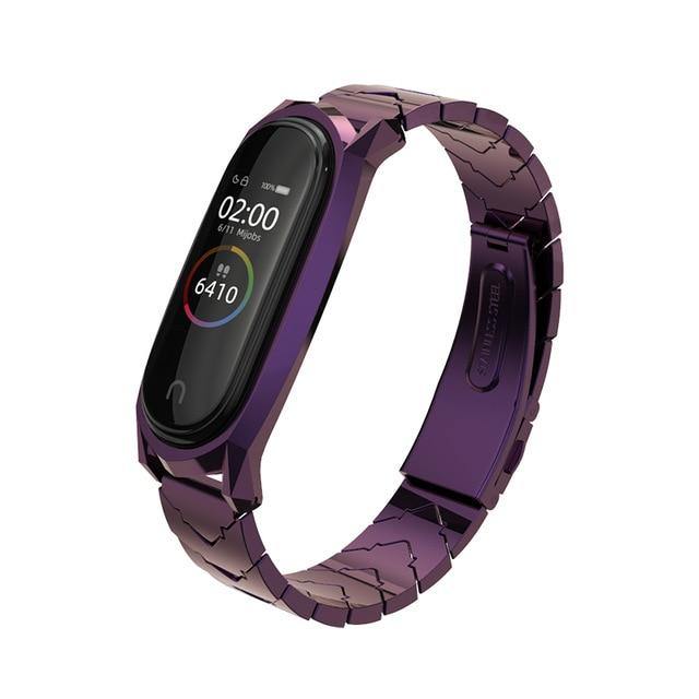 For Mi Band 5 Strap For Xiaomi Band 4 3 NFC Strap Bracelet Metal Stainless Steel Global Version Compatible Wristbands Correa - THEFASHIONBRANDS