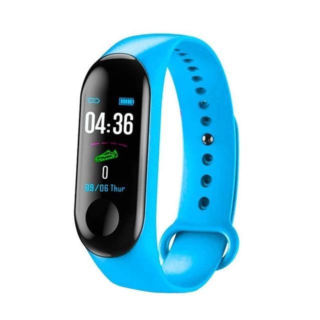Fitness Wristwatch M3 Color Screen Smart Sport Bracelet Activity Running Tracker Heart Rate For Children Men Women Watch Hours - THEFASHIONBRANDS