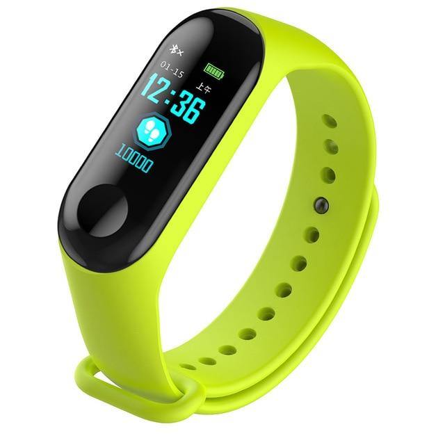 Fitness Wristwatch M3 Color Screen Smart Sport Bracelet Activity Running Tracker Heart Rate For Children Men Women Watch Hours - THEFASHIONBRANDS