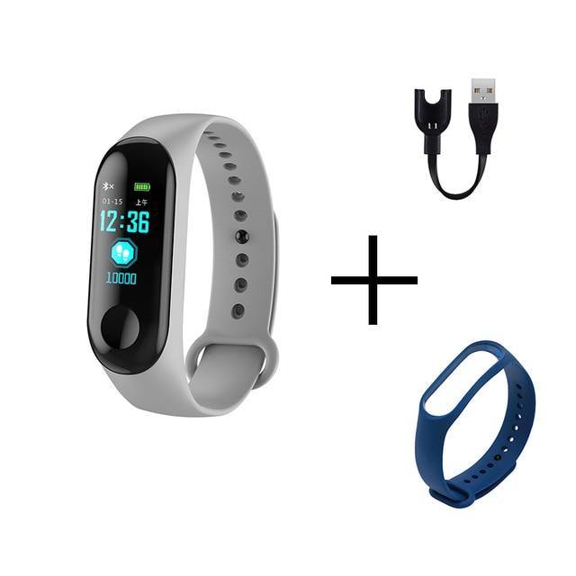 Fitness Wristwatch M3 Color Screen Smart Sport Bracelet Activity Running Tracker Heart Rate For Children Men Women Watch Hours - THEFASHIONBRANDS