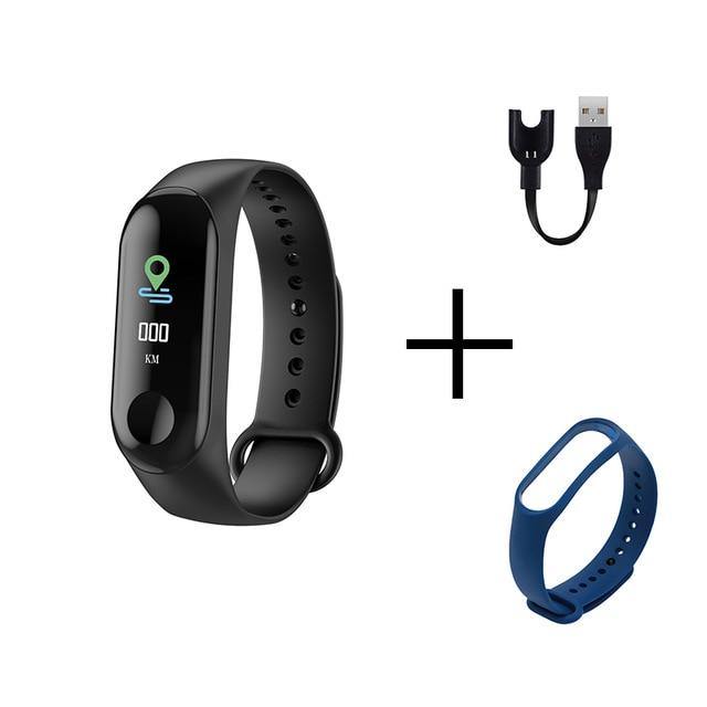 Fitness Wristwatch M3 Color Screen Smart Sport Bracelet Activity Running Tracker Heart Rate For Children Men Women Watch Hours - THEFASHIONBRANDS