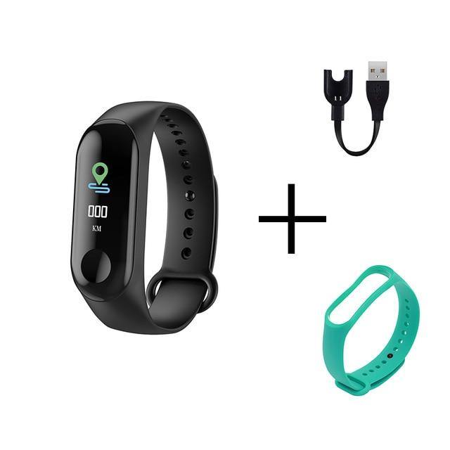 Fitness Wristwatch M3 Color Screen Smart Sport Bracelet Activity Running Tracker Heart Rate For Children Men Women Watch Hours - THEFASHIONBRANDS