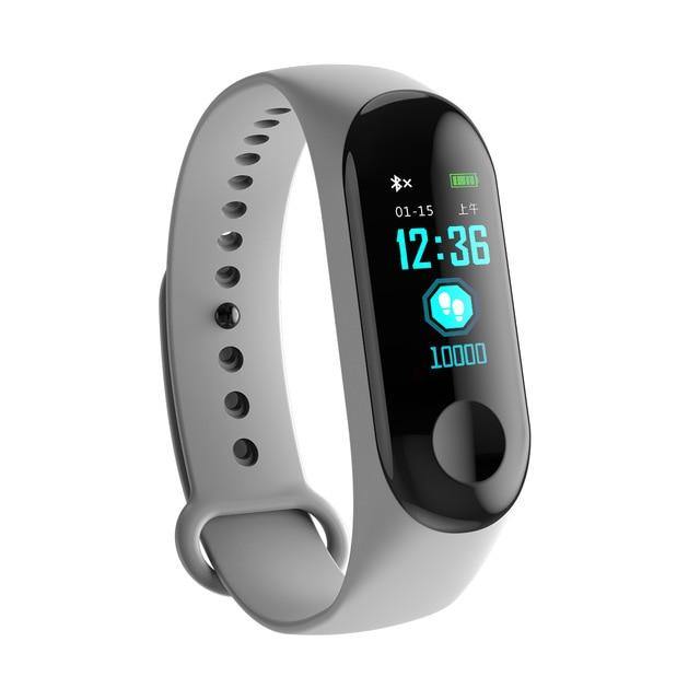 Fitness Wristwatch M3 Color Screen Smart Sport Bracelet Activity Running Tracker Heart Rate For Children Men Women Watch Hours - THEFASHIONBRANDS