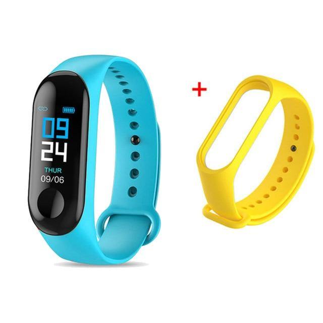 Fitness Wristwatch M3 Color Screen Smart Sport Bracelet Activity Running Tracker Heart Rate For Children Men Women Watch Hours - THEFASHIONBRANDS
