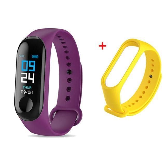 Fitness Wristwatch M3 Color Screen Smart Sport Bracelet Activity Running Tracker Heart Rate For Children Men Women Watch Hours - THEFASHIONBRANDS