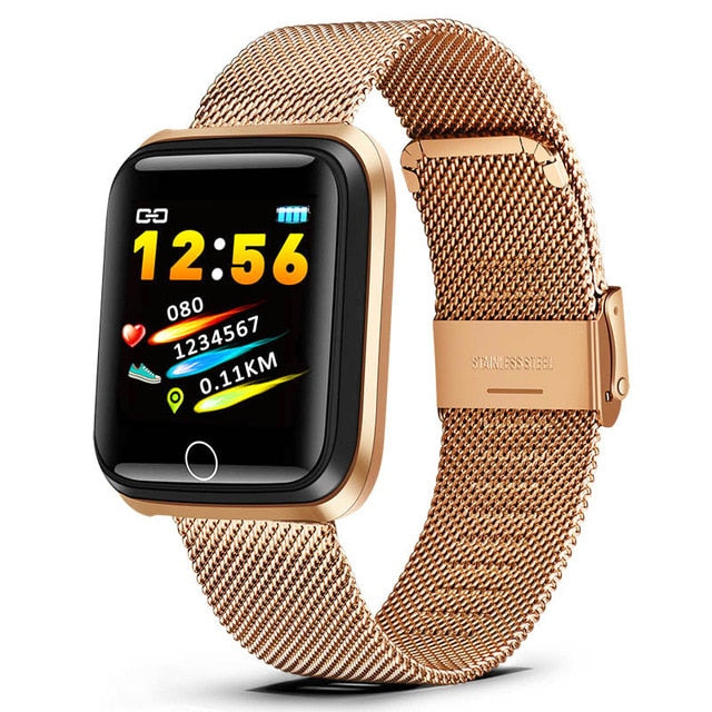 LIGE Smart Watch Women Sports Smart Bracelet IP67 Waterproof Watch Pedometer Heart Rate Monitor LED color screen for Android ios - THEFASHIONBRANDS