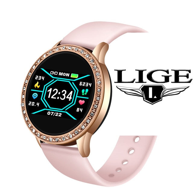 LIGE Smart Watch Women Men Heart Rate Blood Pressure Sport Multi-function Watch fitness tracker Fashion smartwatch+Box. - THEFASHIONBRANDS