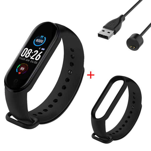 M5 Smart Bracelet Sports Fitness Tracker Women Men's Digital Wrist Watch Heart Rate Health Monitor Digital Clock For Android IOS