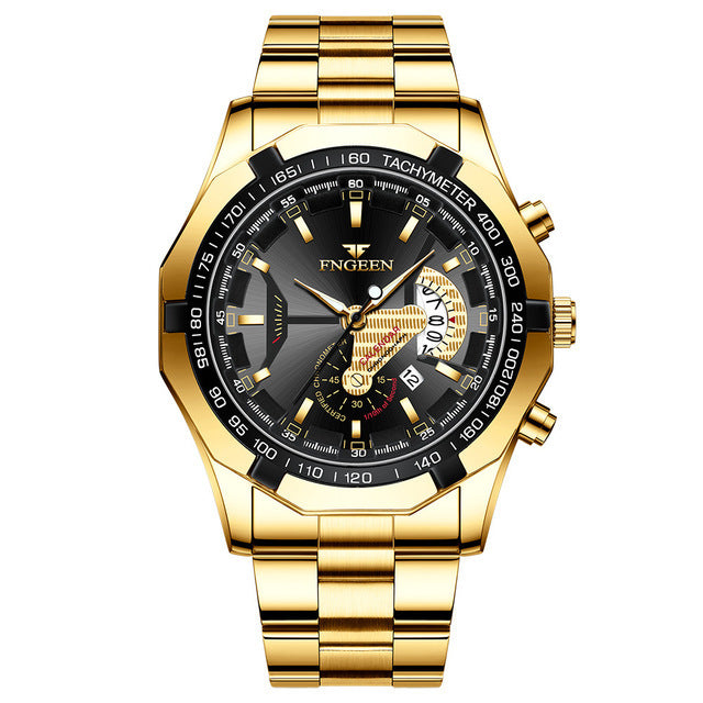 Top Brand Luxury Watch Fashion Casual Military Quartz Sports Wristwatch Full Steel Waterproof Men's Clock Relogio Masculino