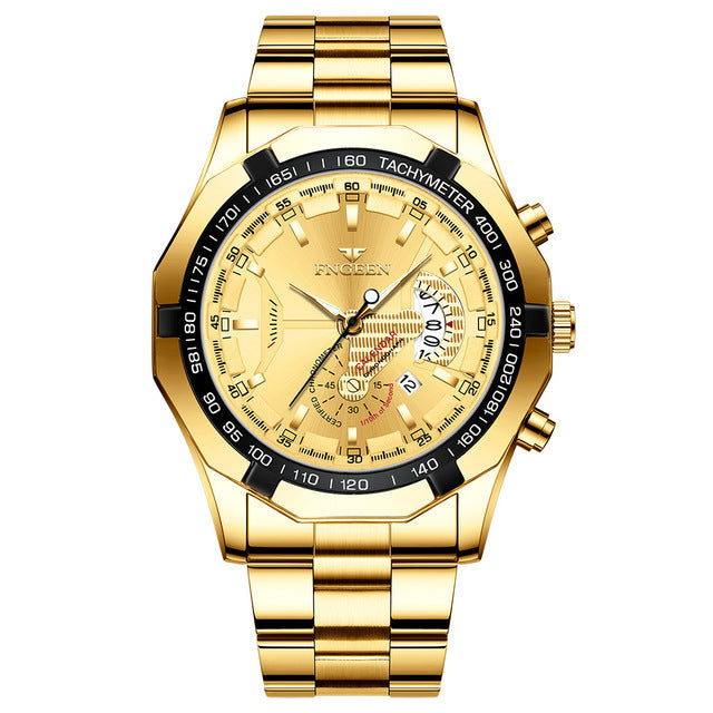 Top Brand Luxury Watch Fashion Casual Military Quartz Sports Wristwatch Full Steel Waterproof Men's Clock Relogio Masculino