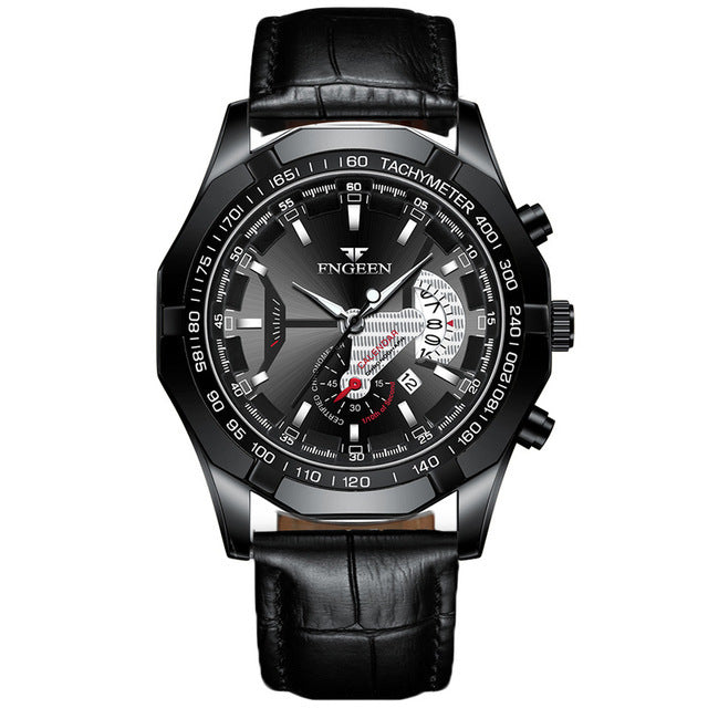 Top Brand Luxury Watch Fashion Casual Military Quartz Sports Wristwatch Full Steel Waterproof Men's Clock Relogio Masculino
