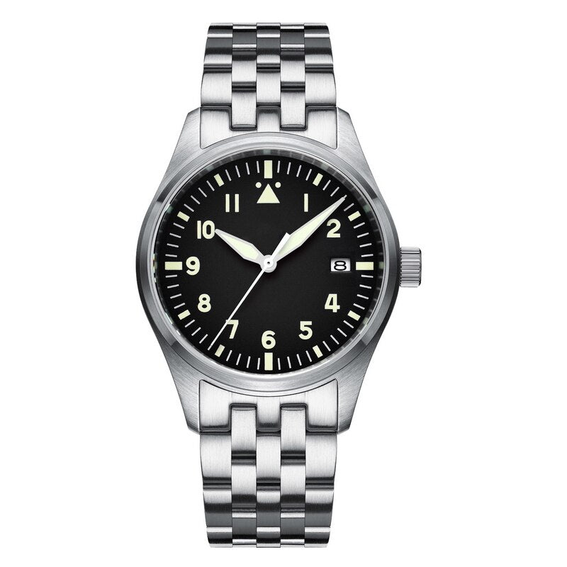 Addies Dive Pilot Watch Automatic Mechanical Diver Watch C3 Luminous divers watch Sapphire Crystal 200m dive watch men's watch
