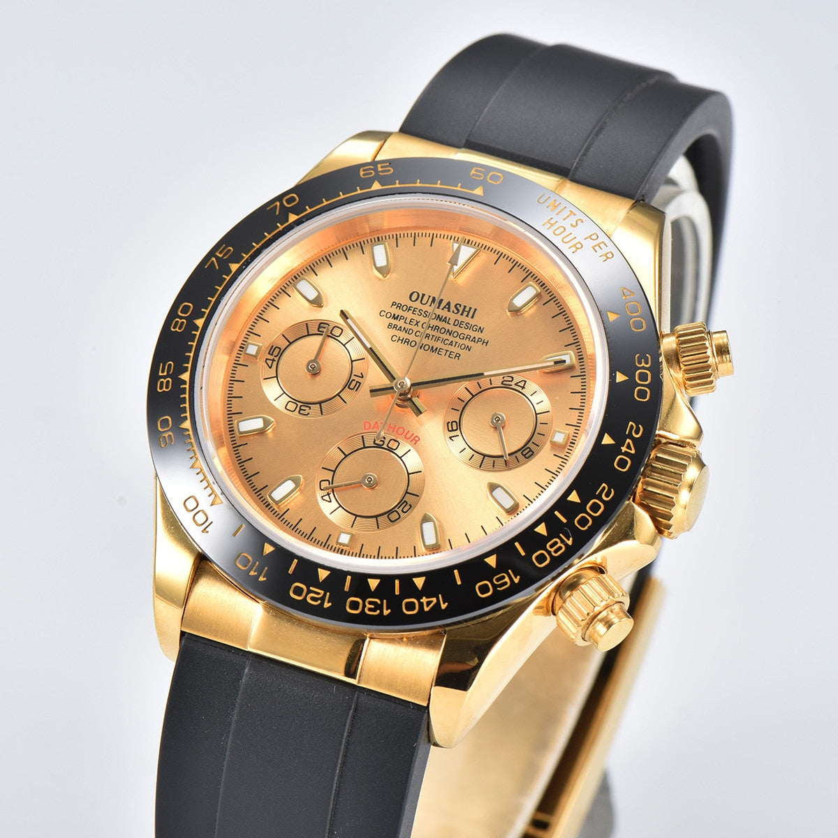 DIY Custom Logo Watch Dial watch 39mmVK63 watch VK63 movement men's watch chronograph electronic multifunctional watch*