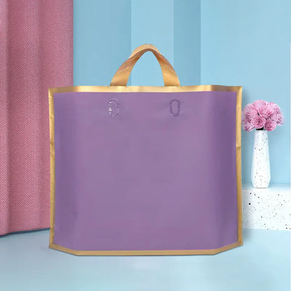 Custom logo frosted shopping bags plastic gift bags - TIMECRAFT