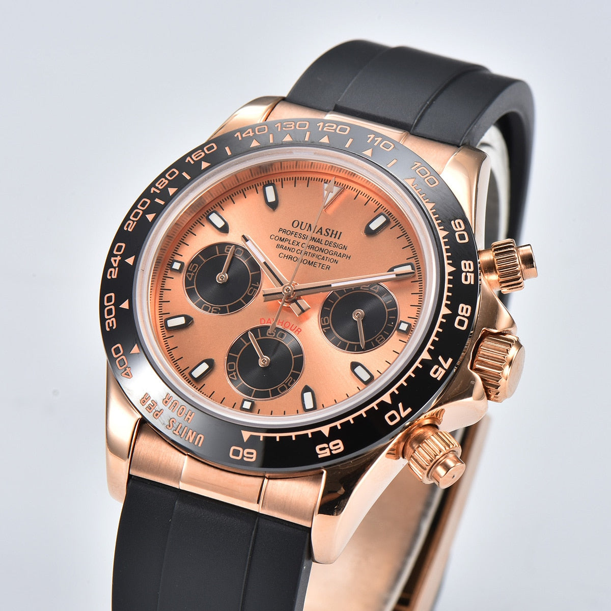 DIY Custom Logo Watch Dial watch 39mmVK63 watch VK63 movement men's watch chronograph electronic multifunctional watch*