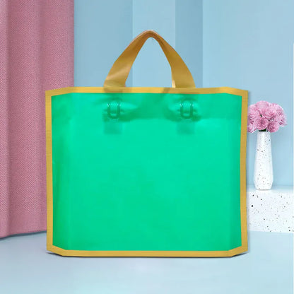 Custom logo frosted shopping bags plastic gift bags - TIMECRAFT