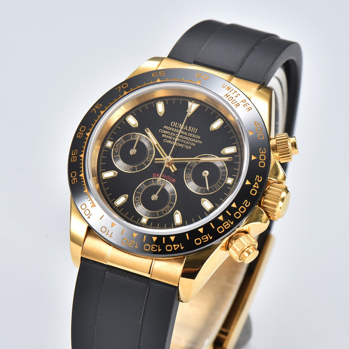 DIY Custom Logo Watch Dial watch 39mmVK63 watch VK63 movement men's watch chronograph electronic multifunctional watch*