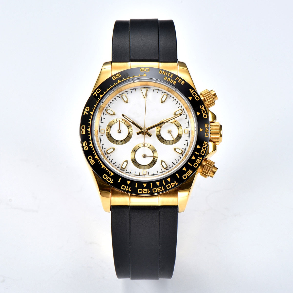 DIY Custom Logo Watch Dial watch 39mmVK63 watch VK63 movement men's watch chronograph electronic multifunctional watch*