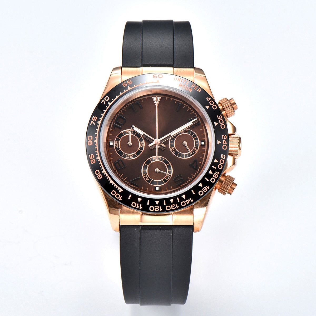 DIY Custom Logo Watch Dial watch 39mmVK63 watch VK63 movement men's watch chronograph electronic multifunctional watch*