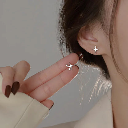 Silver Plated Metal Butterfly Ear Clips Without Piercing - TIMECRAFT
