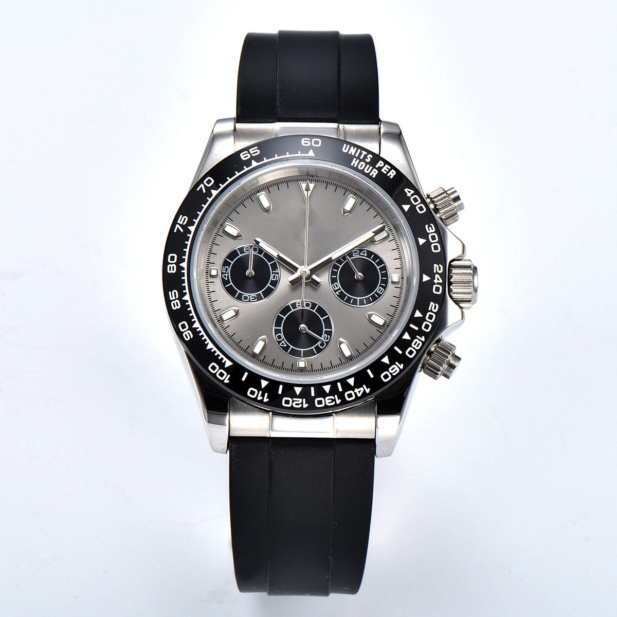 DIY Custom Logo Watch Dial watch 39mmVK63 watch VK63 movement men's watch chronograph electronic multifunctional watch*