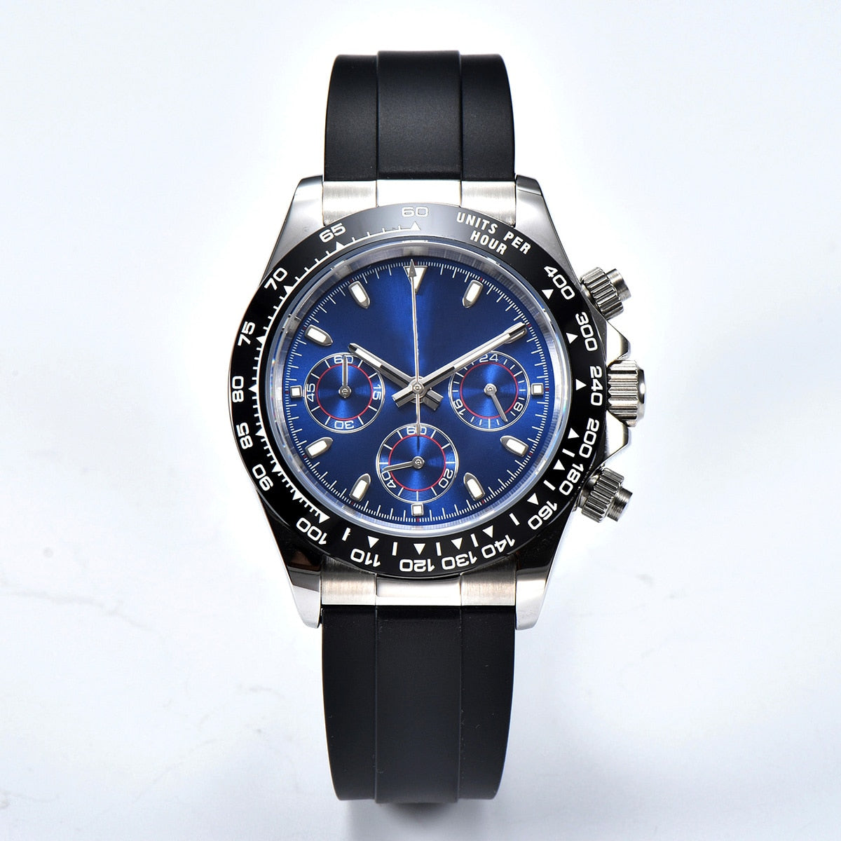 DIY Custom Logo Watch Dial watch 39mmVK63 watch VK63 movement men's watch chronograph electronic multifunctional watch*