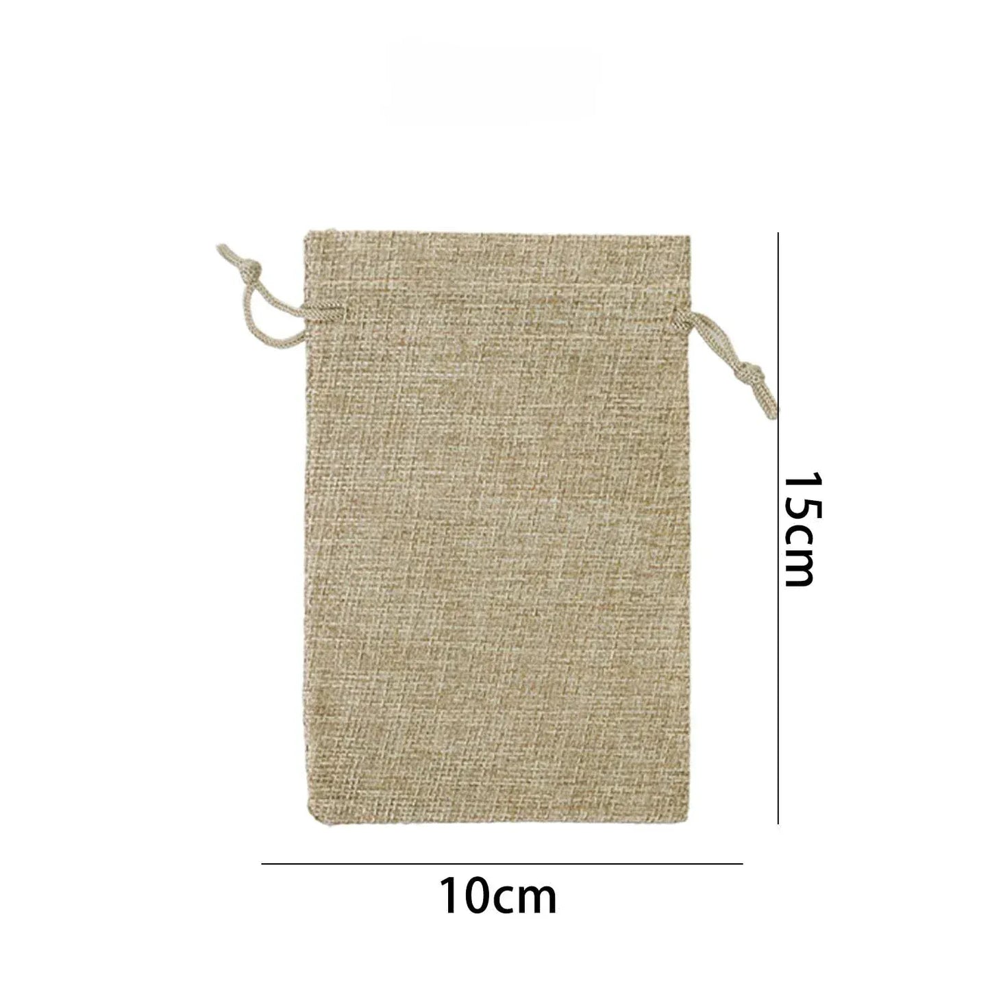 Drawstring Burlap Gift Bags Coffee Bean Linen Bag - TIMECRAFT