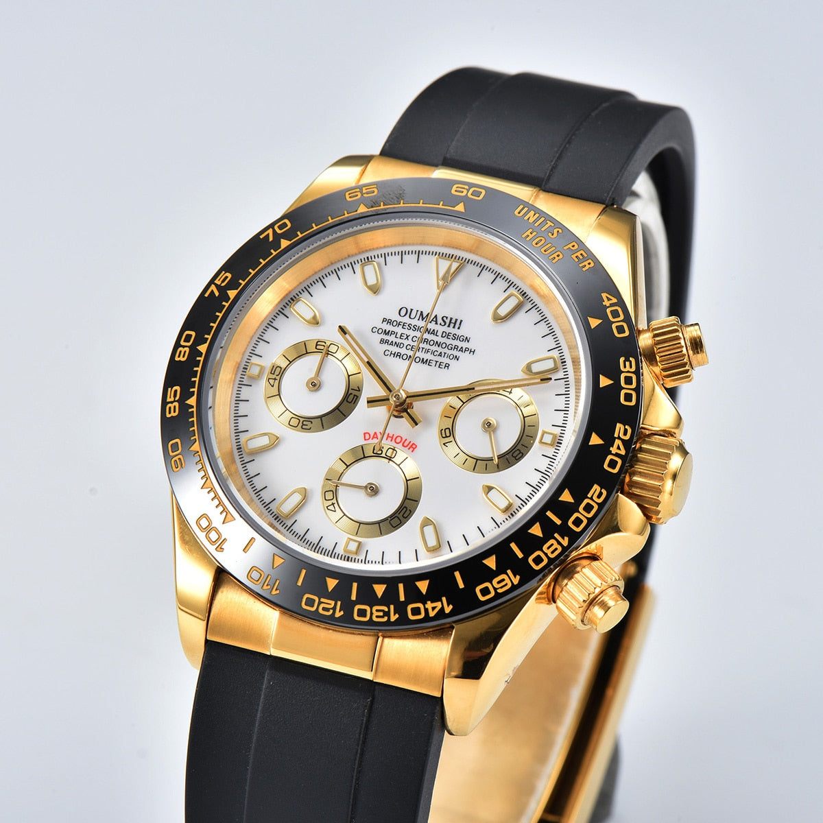 DIY Custom Logo Watch Dial watch 39mmVK63 watch VK63 movement men's watch chronograph electronic multifunctional watch*