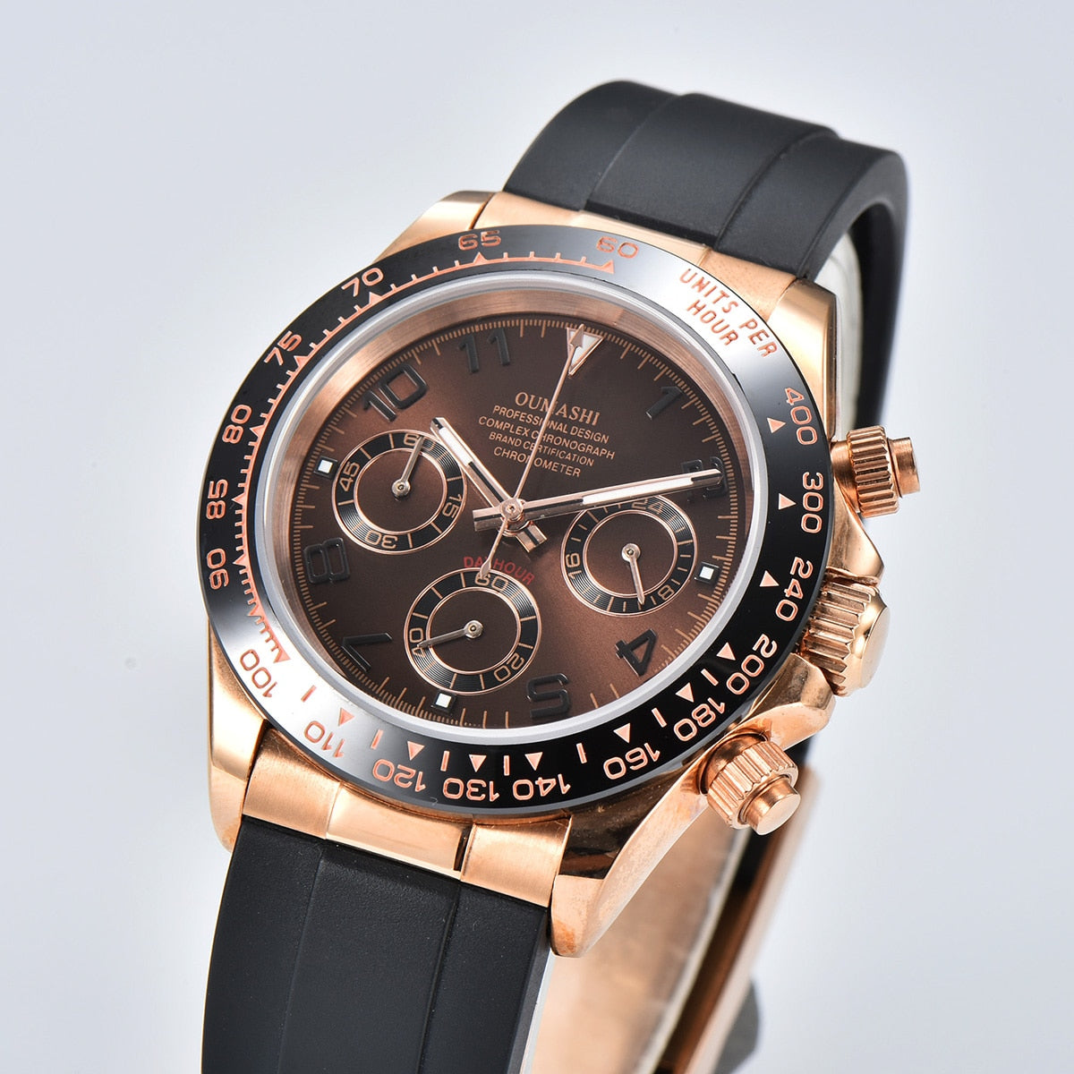 DIY Custom Logo Watch Dial watch 39mmVK63 watch VK63 movement men's watch chronograph electronic multifunctional watch*