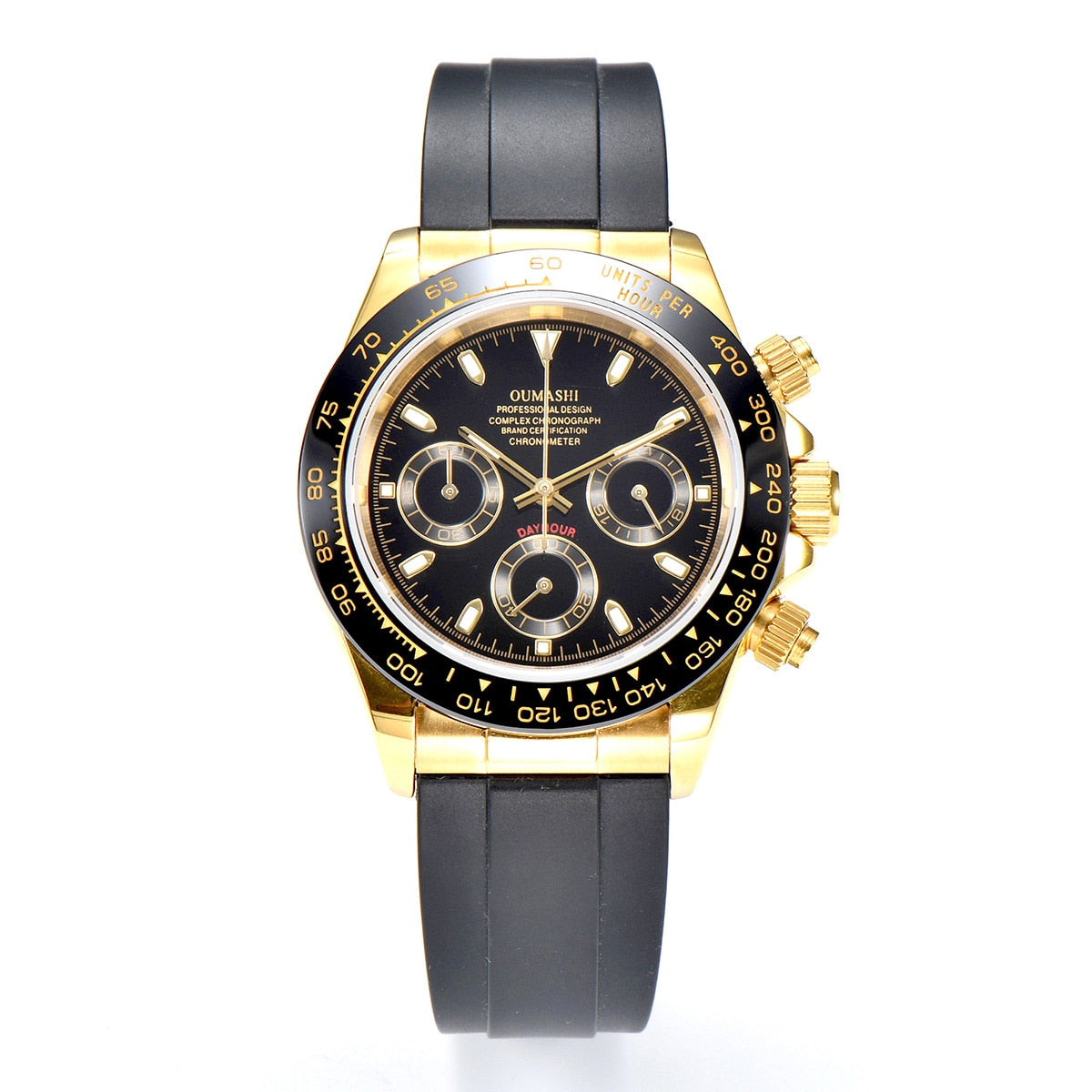 DIY Custom Logo Watch Dial watch 39mmVK63 watch VK63 movement men's watch chronograph electronic multifunctional watch*