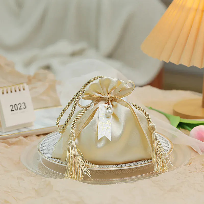 Luxury Packing Drawstring Velvet Pouch Sachet Gift Bag