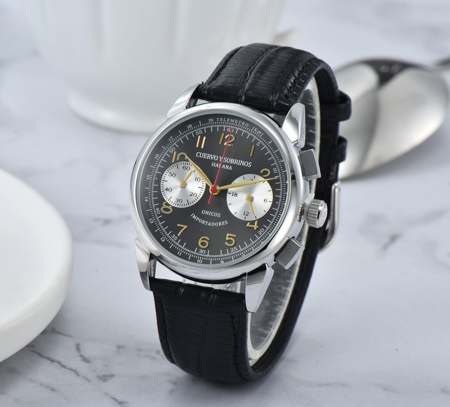 2023 New Men's Watch CYS Historiador Watch Multi-function Luxury Watch Fashion Classic Leather Strap Waterproof Quartz Watch