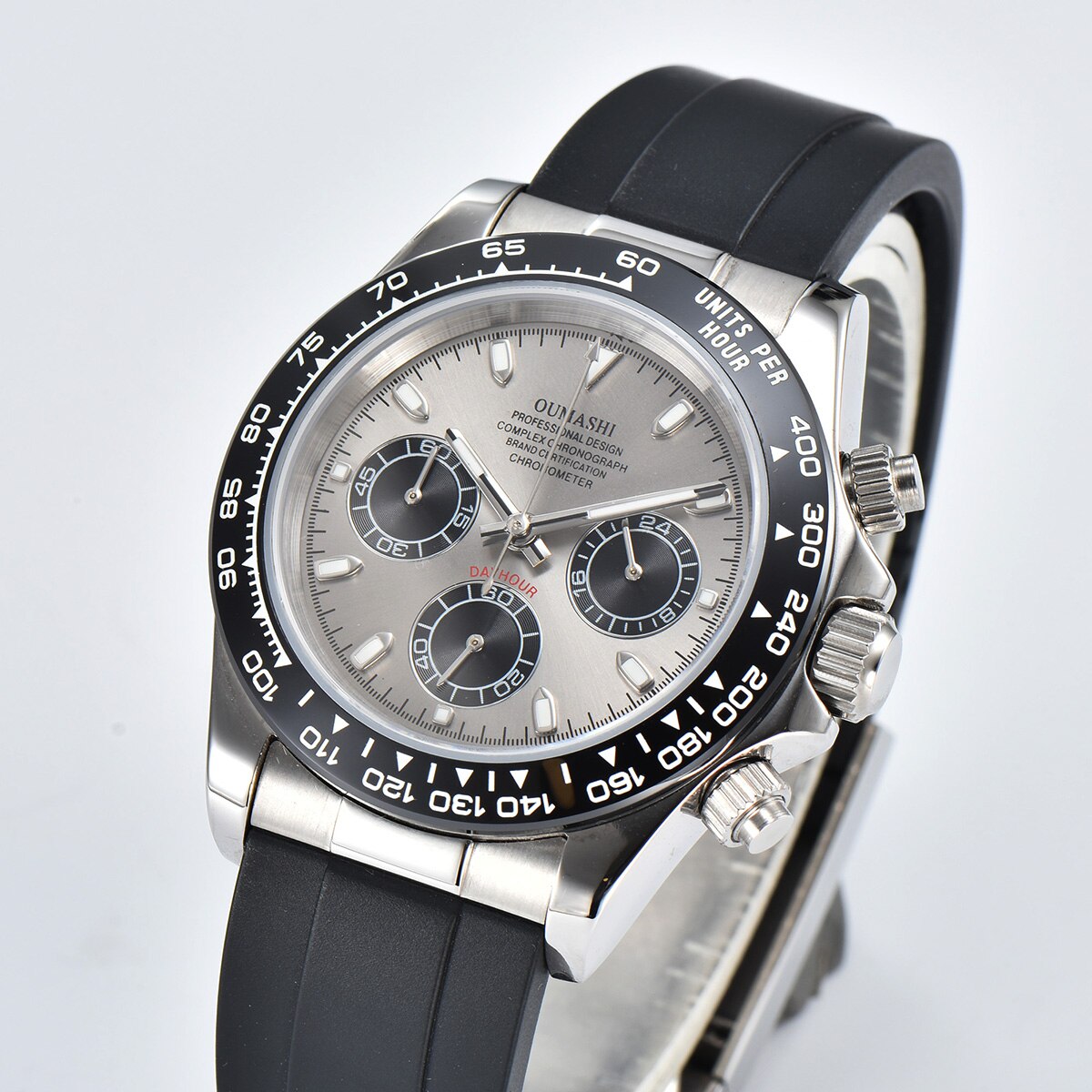 DIY Custom Logo Watch Dial watch 39mmVK63 watch VK63 movement men's watch chronograph electronic multifunctional watch*