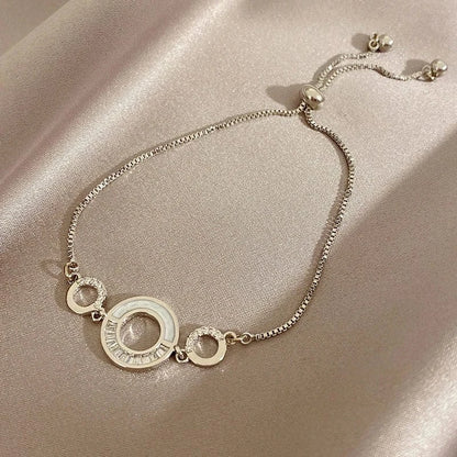 New Luxury Gold Zircon Bracelet for Women Elegant