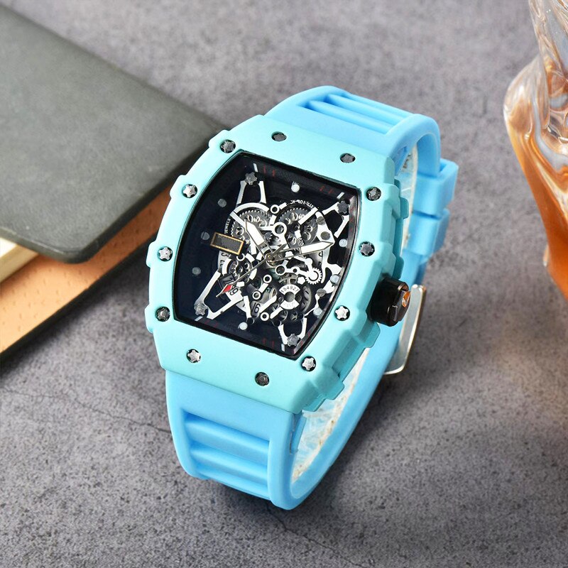 2023 Richard 3-pin full-featured men's watch top brand luxury watch men's quartz automatic watch men's watch