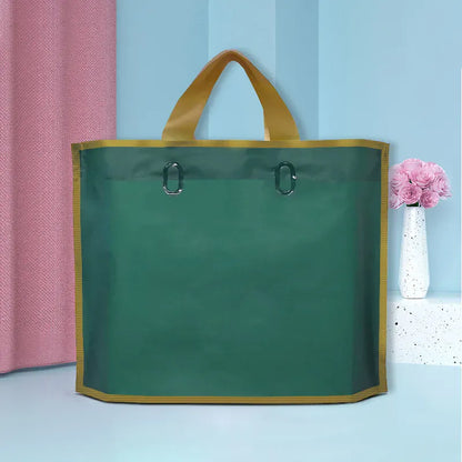 Custom logo frosted shopping bags plastic gift bags - TIMECRAFT