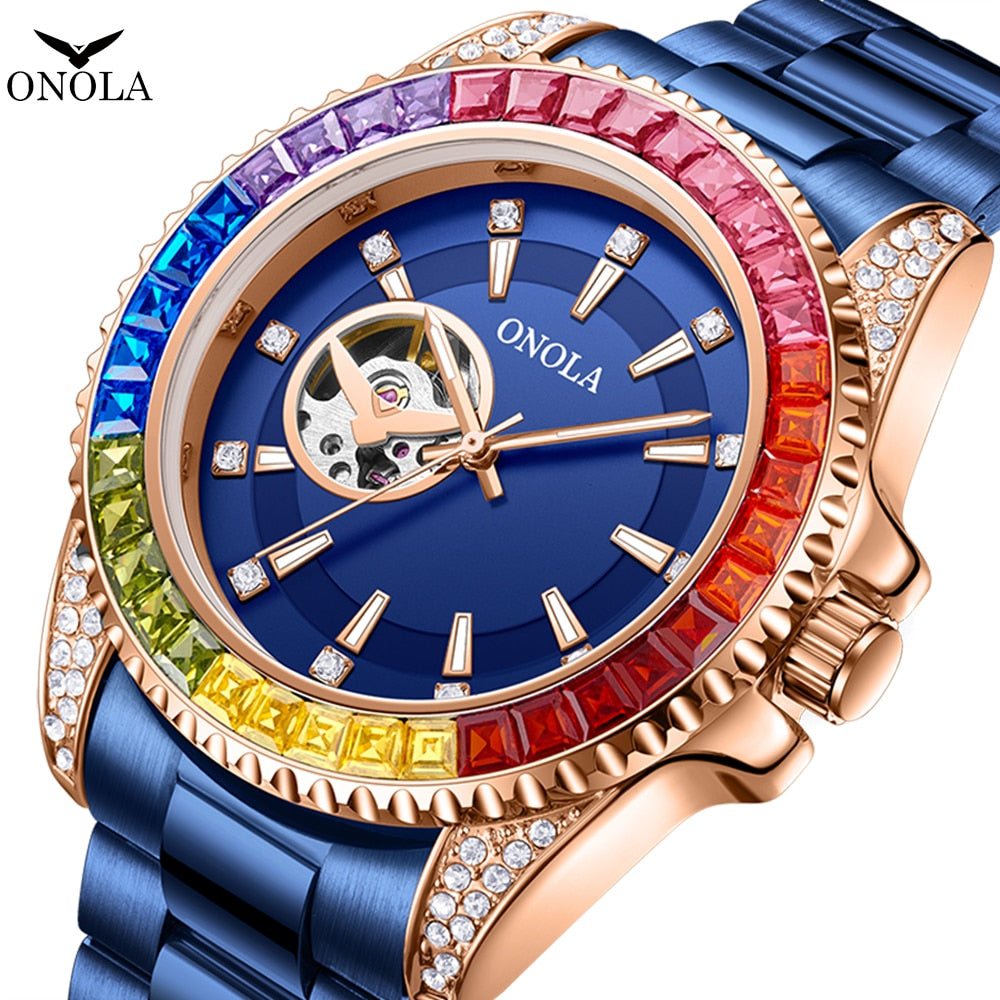 ONOLA 2023 Luxury Men's Watch Premium Brand Business Waterproof Mechanical Watch