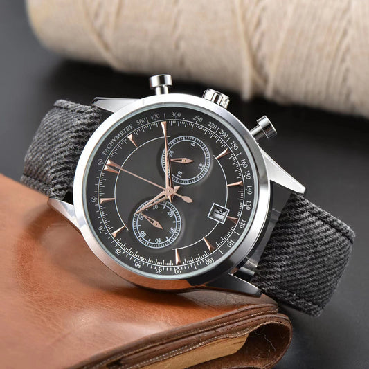 Fashion men's Sports Watch 2023 Luxury brand Quartz Watch Business leisure men's gift watch