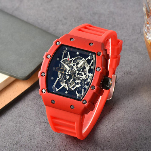 2023 Richard 3-pin full-featured men's watch top brand luxury watch men's quartz automatic watch men's watch