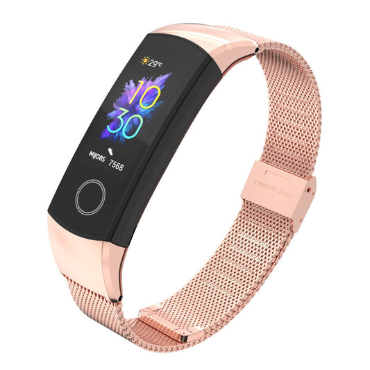 Wrist Strap For Huawei Honor Band 4/5 Strap Smart Wristband Milanese Metal Bracelet Band For honor band 4 Correa. - THEFASHIONBRANDS