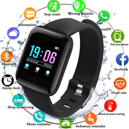Smart Wristband Heart Rate Monitor Smart Fitness Bracelet Blood Pressure Waterproof. - THEFASHIONBRANDS