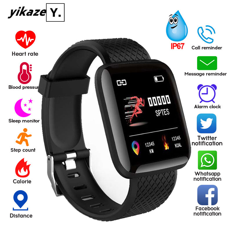 Smart Watch Smartband Blood Pressure Measurement Fitness Tracker Bracelet Heart Rate Monitor. - THEFASHIONBRANDS